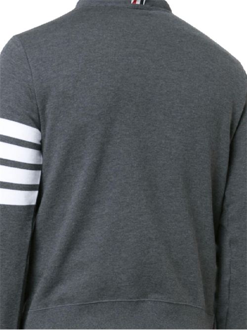 Dark grey cotton knit THOM BROWNE | MJT021H00535025